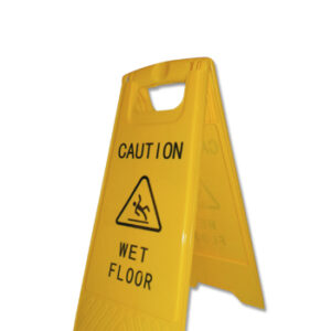 Varningsskylt fällbar, i hårdplast