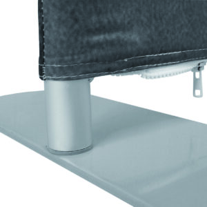 Alternative view of Mässvägg vågformad med rör-ram 301 x 227 cm